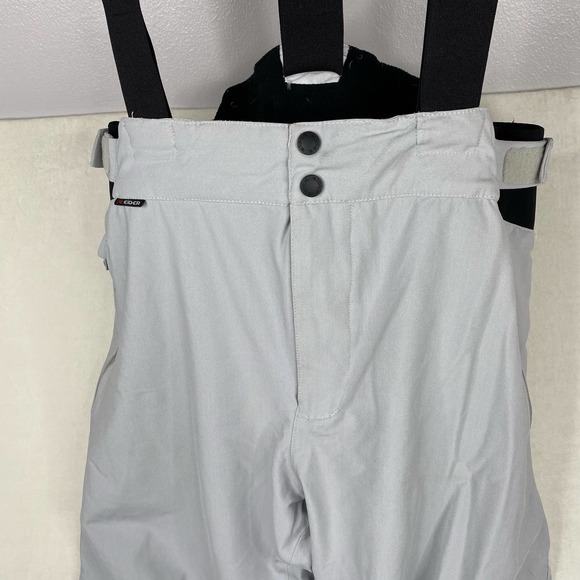 Women's Eider Grey & Black Gortec Snow Bibs, Skiing/Snowboarding-XL - Picture 9 of 14